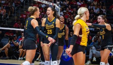 Arizona State upsets Texas, Wisconsin sweeps Louisville at AVCA First Serve
