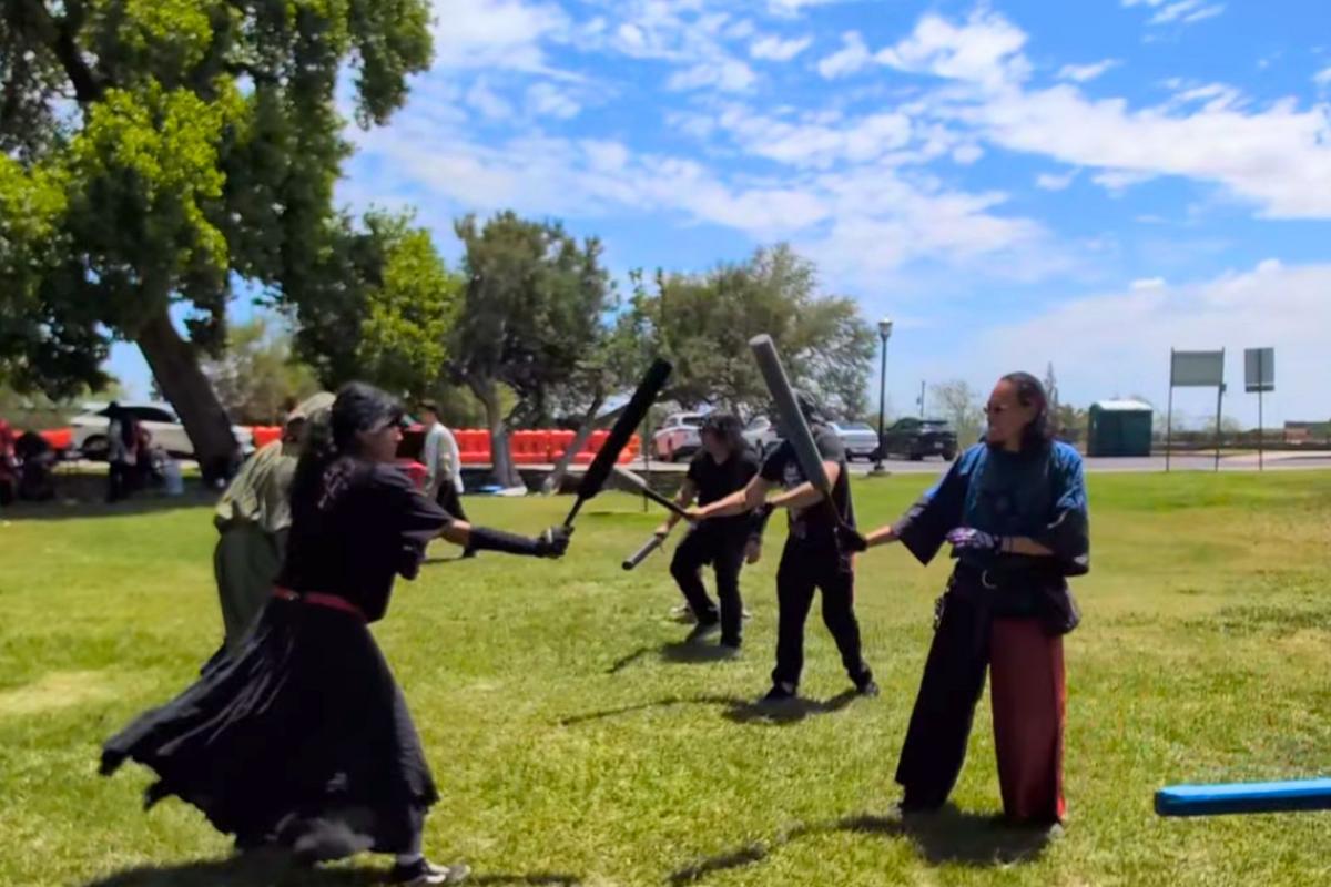 El Paso LARPing Brings Medieval Combat to Memorial Park