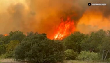 Latest on where North Texas wildfires are currently burning in Plano Pinto, Jack County