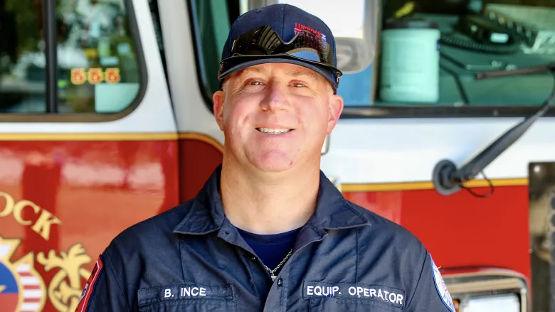 Ince fills many LFR roles, including teaching EMT-Basic Training to recruits who all passed national exam on first attempt