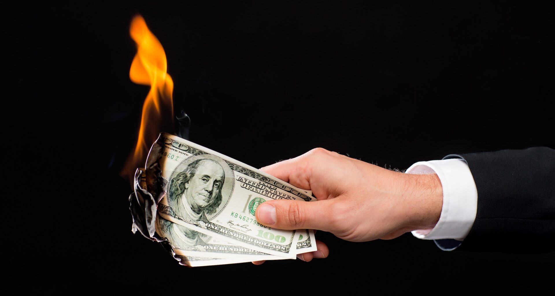 burning money