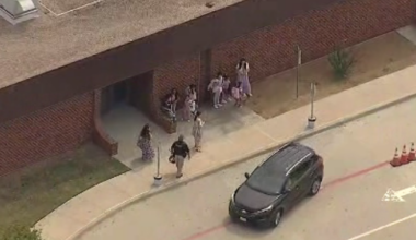 Students relocated to stadium after middle school evacuation in Carrollton