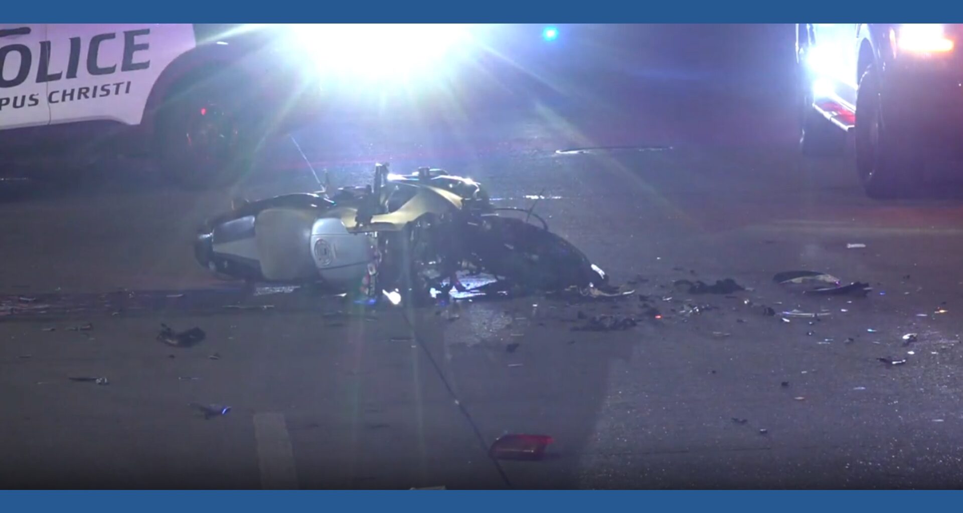 Police search for driver after motorcycle hit-and-run on Everhart road