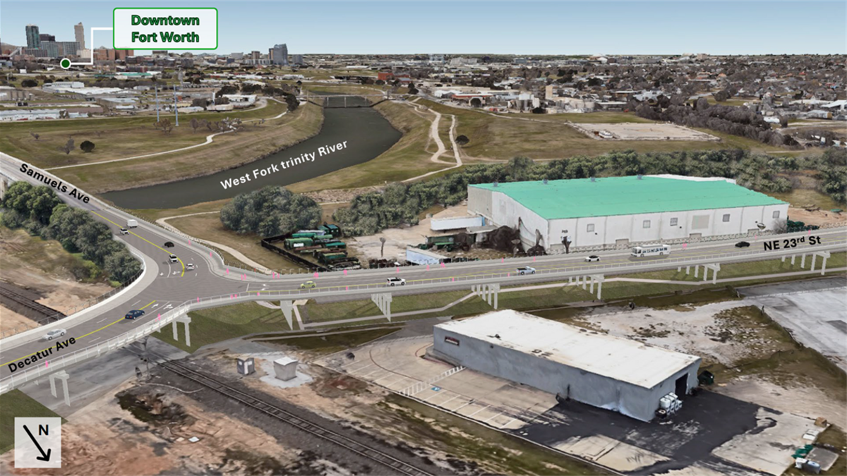 The city of Fort Worth is set to receive federal grant money for a $98 million above-grade railroad crossing project.