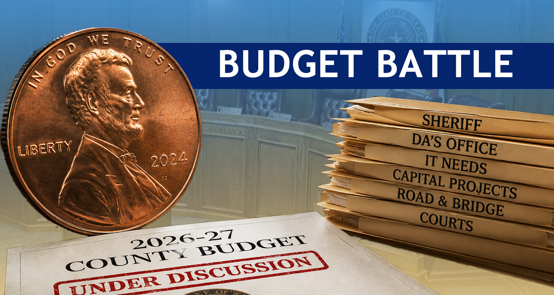 Proposed property tax reduction fuels county budget battle