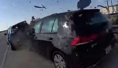 El Paso officer nearly hit in traffic stop close call