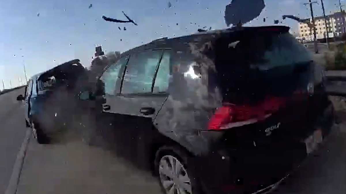 El Paso officer nearly hit in traffic stop close call