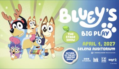 Bluey’s Big Play returns to Corpus Christi with live family adventure at Selena Auditorium
