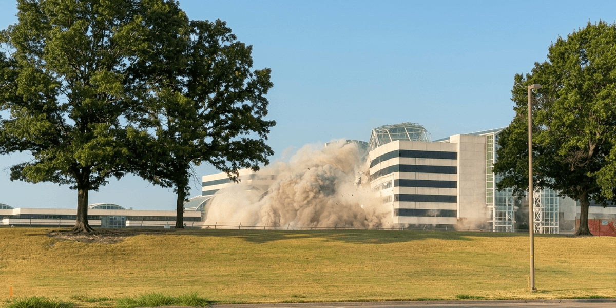 Demolition clears historic Plano campus to make way for new AT&T headquarters