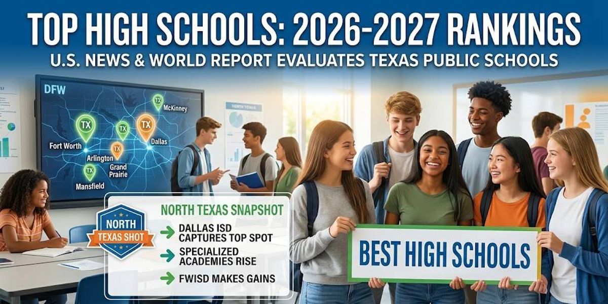 DFW-area high schools earn high marks in national rankings