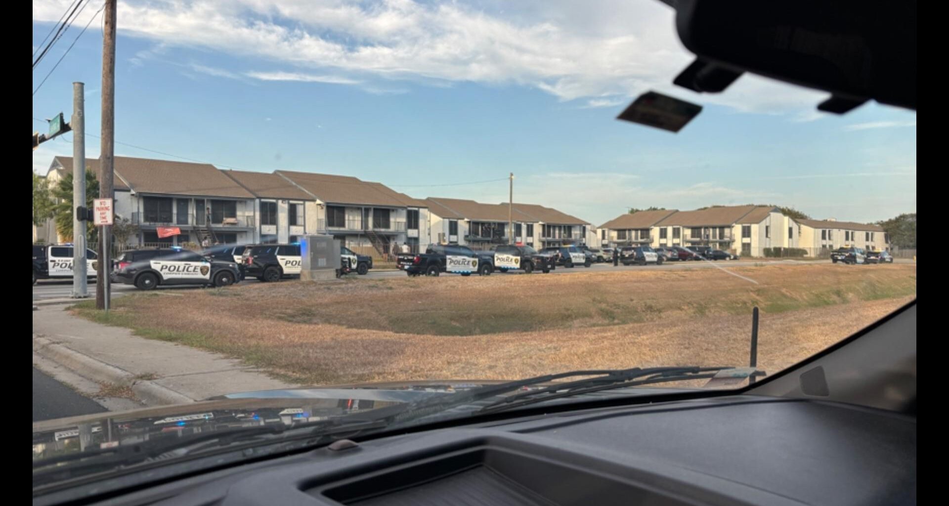 Heavy police presence reported at Allure apartment complex