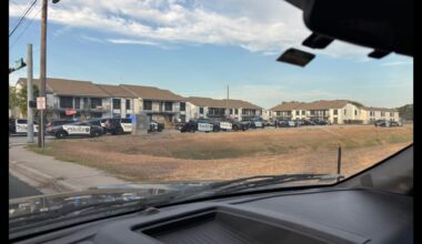 Heavy police presence reported at Allure apartment complex