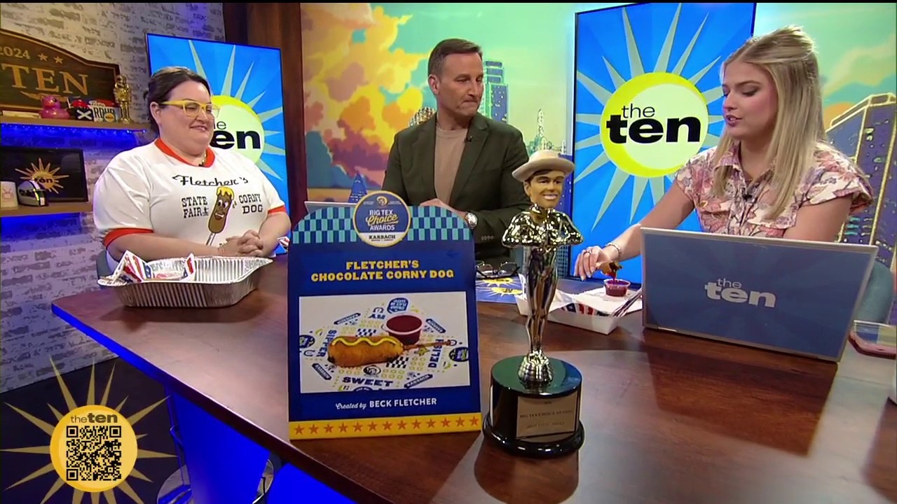 Big Tex Choice Award Winner: Sweet' Fletcher's Chocolate Corny Dog | The Ten