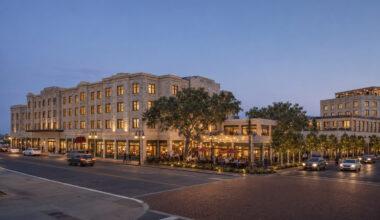 Rendering of the planned luxury resort project at the Fort Worth Stockyards.