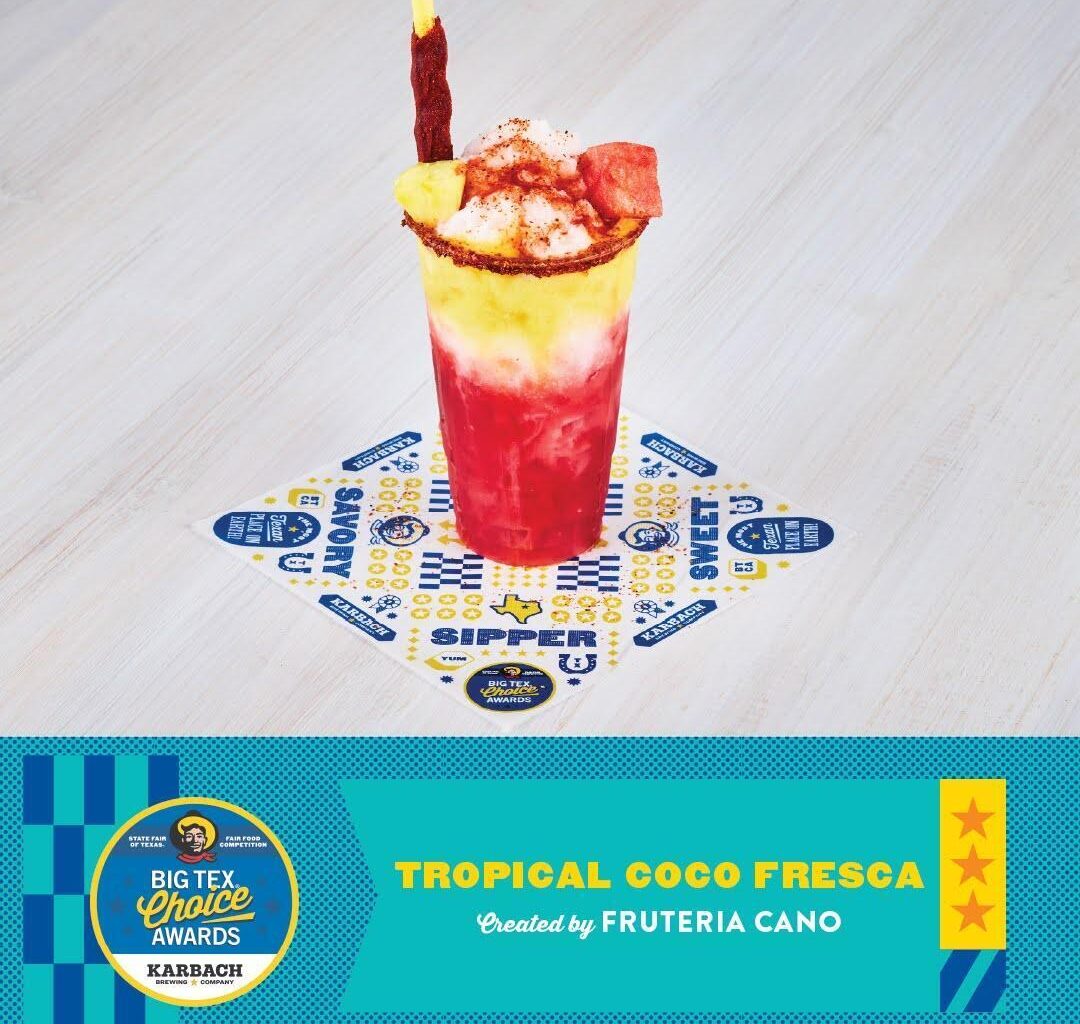 Fruteria Cano agua fresca lands finalist spot in 2026 Big Tex Choice Awards