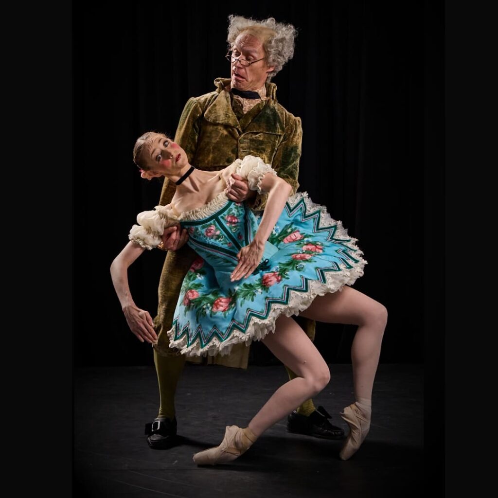 Ballet dancers performing on stage