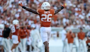 Texas LB Ty’Anthony Smith did not participate in Saturday’s scrimmage