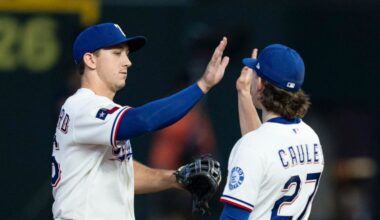 Texas Rangers lineup for August 9, 2026