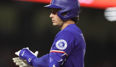 Texas Rangers lineup for August 14, 2026