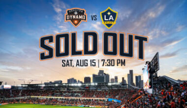 Houston Dynamo FC announce sellout for Saturday’s 2006 Championship Celebration Night