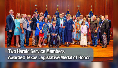 Gov. Abbott Bestows Texas Legislative Medal of Honor on Two Service Members