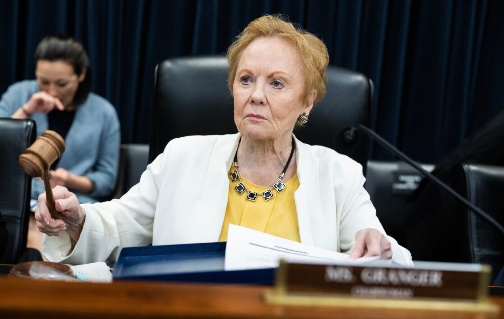 Chairwoman Kay Granger, R-Texas, conducts a House Appropriations Committee markup in the Rayburn House Office Building on July 18, 2023.