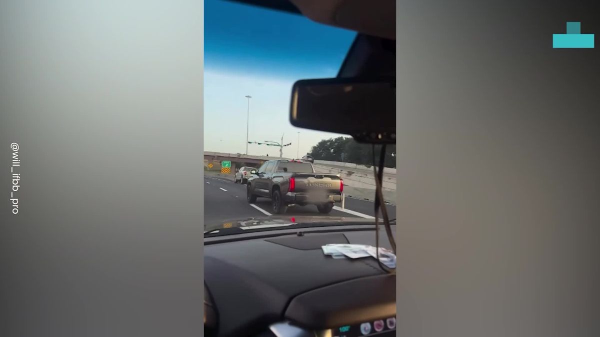 Dashcam Records Dramatic Highway Crash in Texas