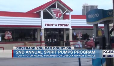 Lubbock ISD partners with Toot’n Totum for Spirit Pumps fundraiser