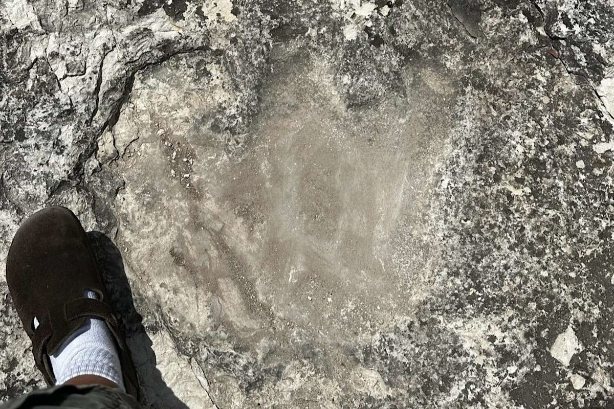 Giant footprints found at Texas fishing spot may be prehistoric