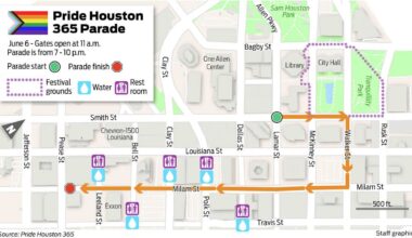 Houston Pride finally rolls through downtown, two months later than planned