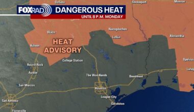 Houston weather: Scattered showers possible this weekend, some areas under heat advisory