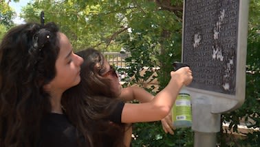 Austin family spends time restoring historical markers around Central Texas