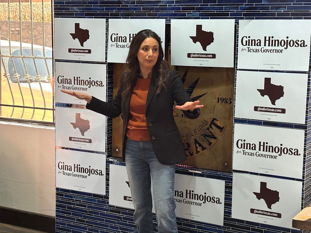 Gina Hinojosa brings governor campaign to El Paso with town hall, rally