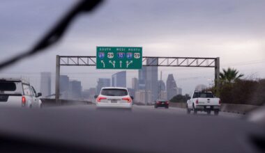 Houston's 20% rain forecast turns North Freeway into a flood trap for drivers