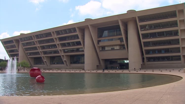 Save Dallas City Hall Coalition sues city, alleging 'demolition by neglect' of historic building