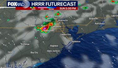 Houston weather: Scattered rain, high heat ahead of dry mid-week trend