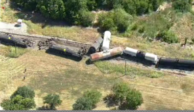 At least 10 railcars derail in Mansfield; no injuries reported, officials say