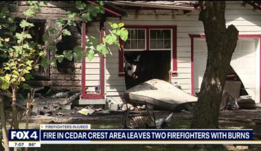 Dallas firefighters hurt battling weekend fires