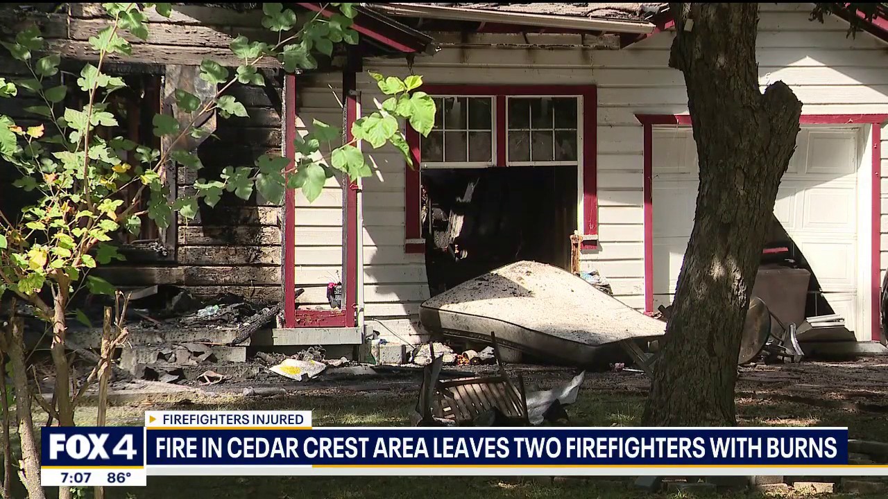 Dallas firefighters hurt battling weekend fires