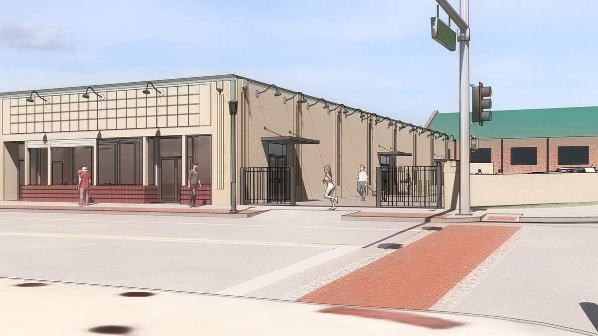 A rendering of Sink or Swin, a new dive bar planned in Fort Worth’s Near Southside, at 104 South Main St. A rendering of Sink or Swin, a new dive bar planned in Fort Worth’s Near Southside, at 104 South Main St.