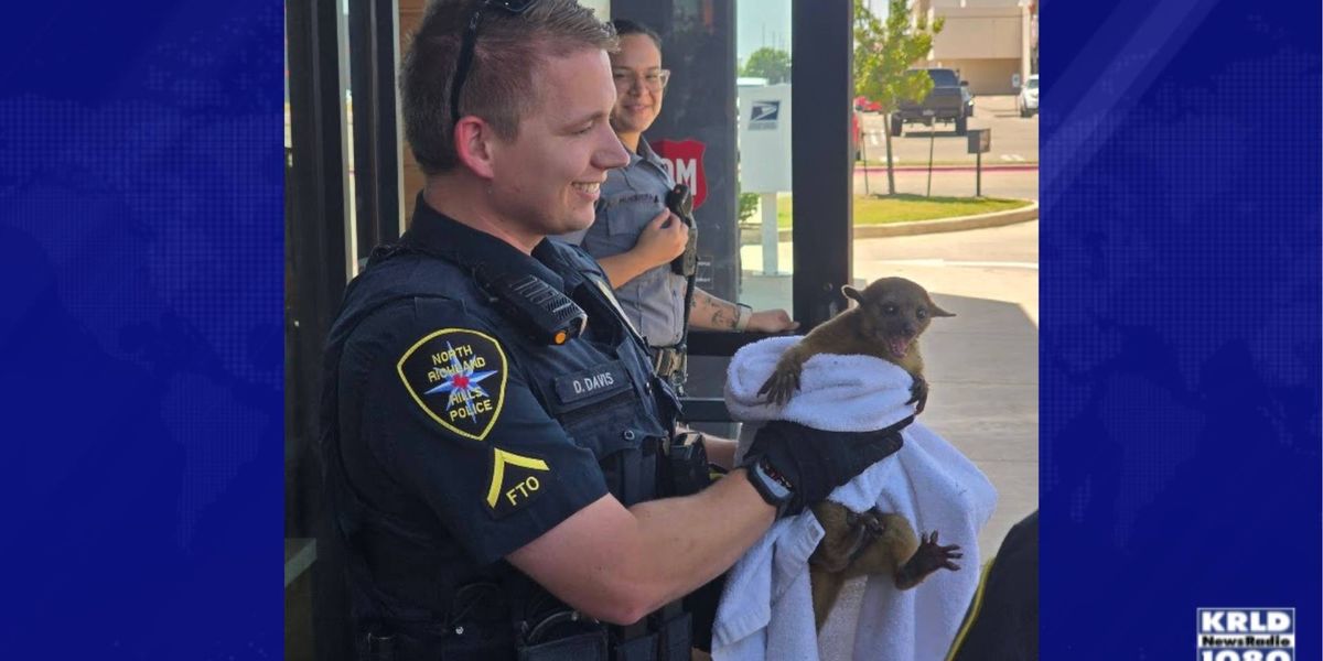 North Richland Hills Police rescue exotic animal from the brutal Texas heat