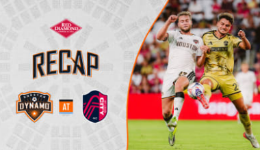 Houston Dynamo FC fall 2-1 in hard-fought match at St. Louis, ending eight-match unbeaten streak