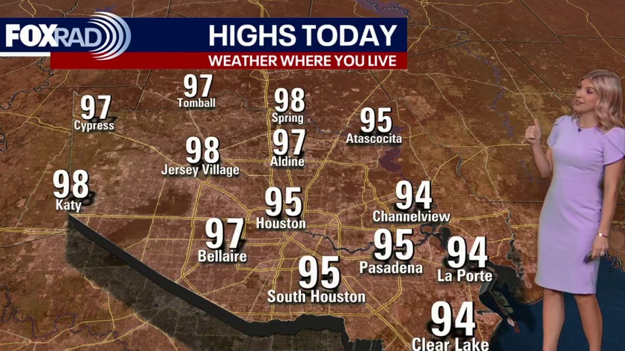 Houston weather: Isolated storm chances for Wednesday, hot afternoon
