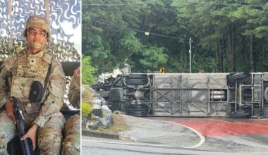 Plano soldier helps to rescue trapped Korean bus passengers
