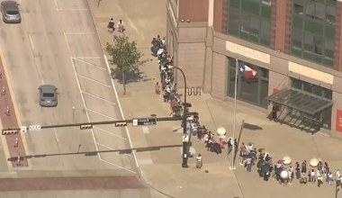 BTS fans line up for merch ahead of Arlington tour stops – NBC 5 Dallas-Fort Worth