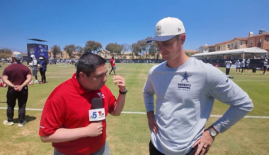 Dallas Cowboys kicker Brandon Aubrey talks consistency at camp – NBC 5 Dallas-Fort Worth