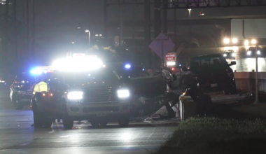 Northwest Freeway crash: Driver dead after vehicle hits guardrail, overturns