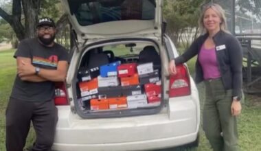 Central Texas man continues back-to-school shoe drive despite cancer diagnosis