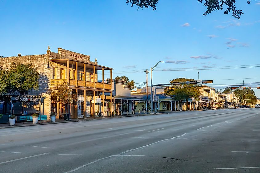 Main Street in Fredericksburg, Texas