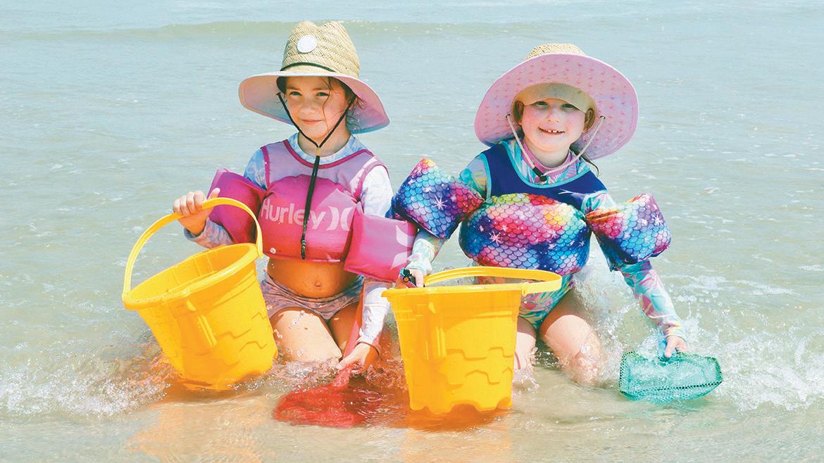 Sisters on the shore - Port Aransas South Jetty